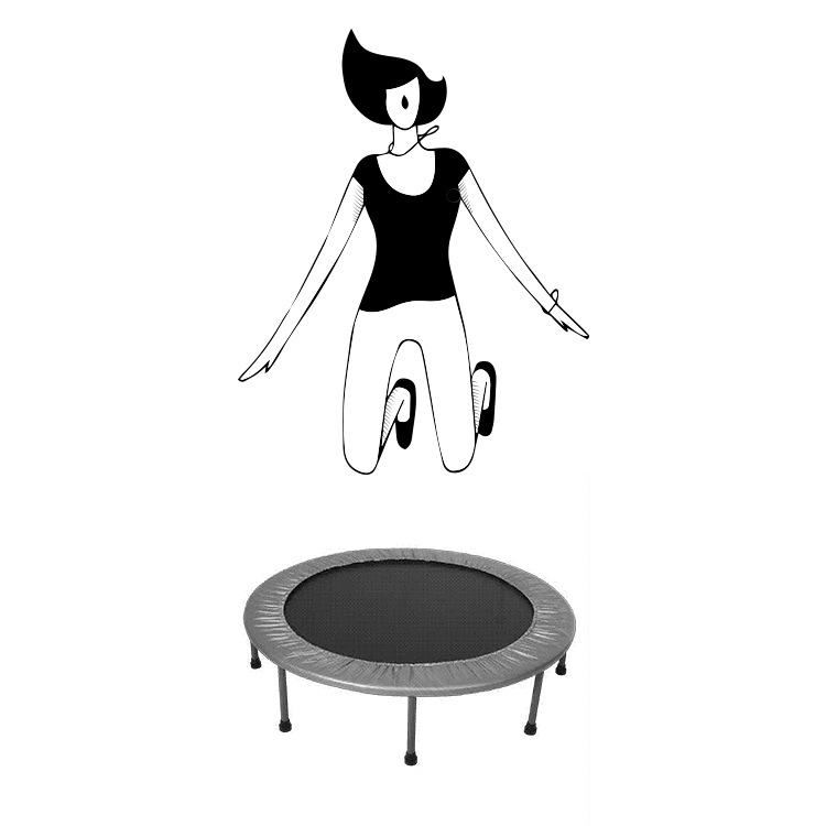 femme-trampoline